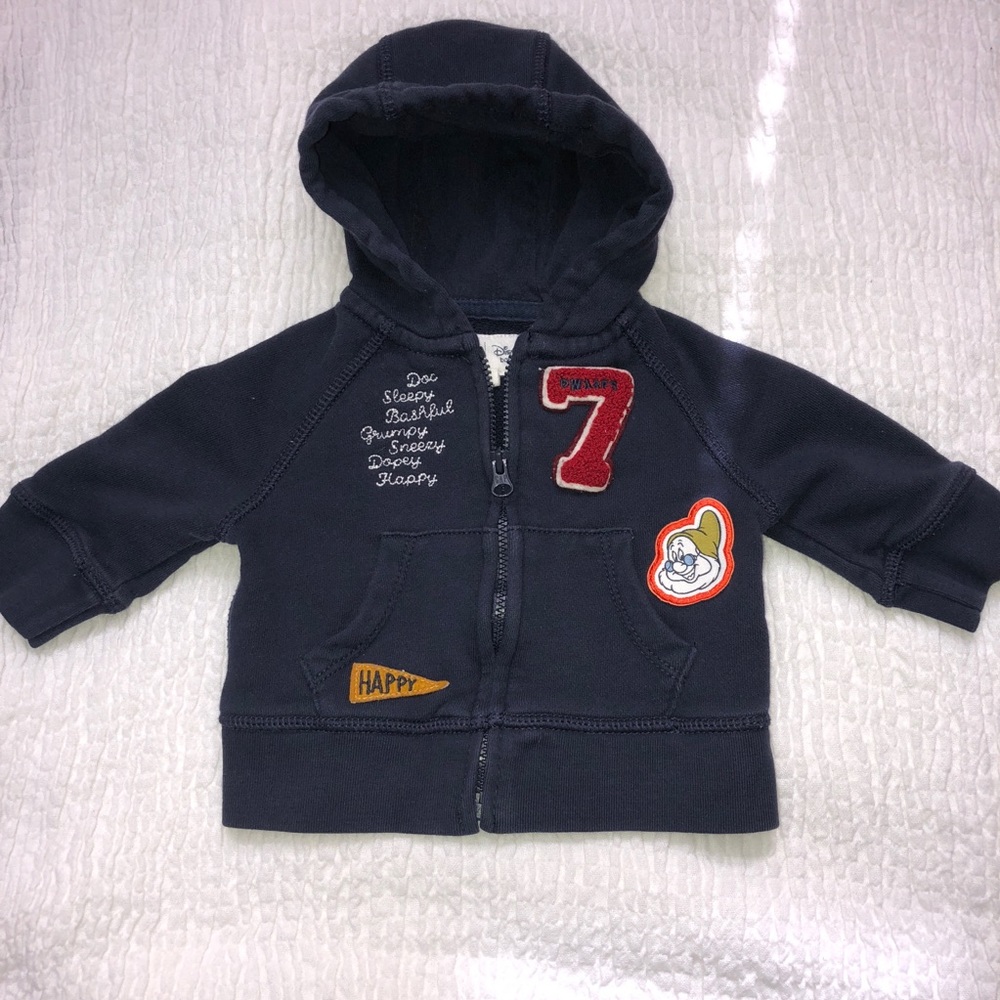 Disney baby Seven dwarf hoodie sweater